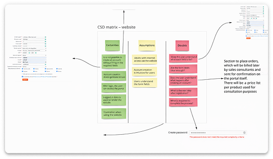 CSD matrix used to align with stakeholders